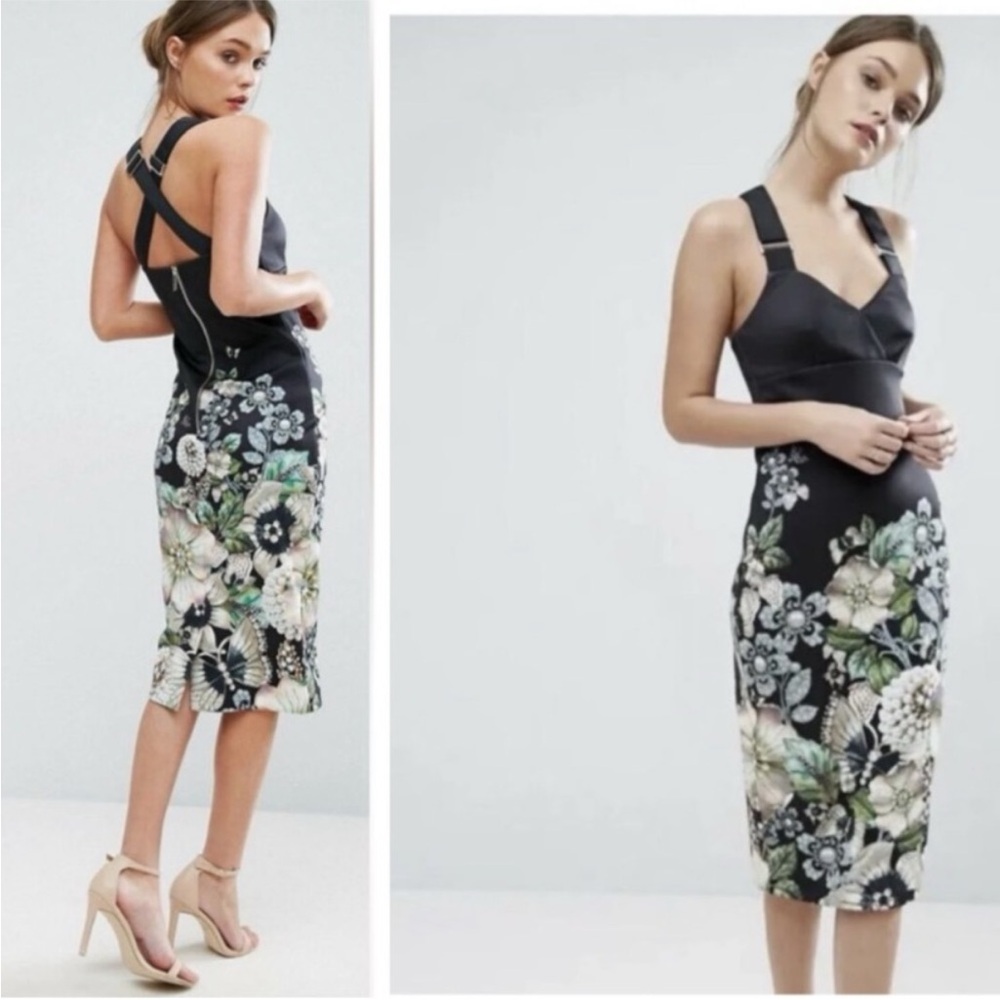 NWT Ted Baker Gem Gardens Bodycon Dress
